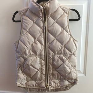 J. CREW vest tan XS